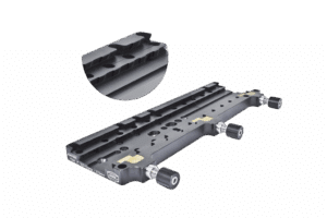 GM 2000: Bride double PAN 3”/EQ, compatible avec tous les rails type 3” (Losmandy) et EQ (Vixen, Celestron, Skywatcher)