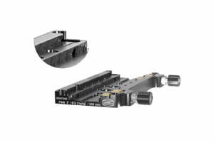 GM 2000: Bride double PAN 3”/EQ, compatible avec tous les rails type 3” (Losmandy) et EQ (Vixen, Celestron, Skywatcher)