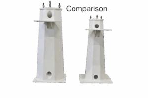 GM 1000 HPS: Demi-pilier pour GM 1000 HPS, hauteur 130 mm