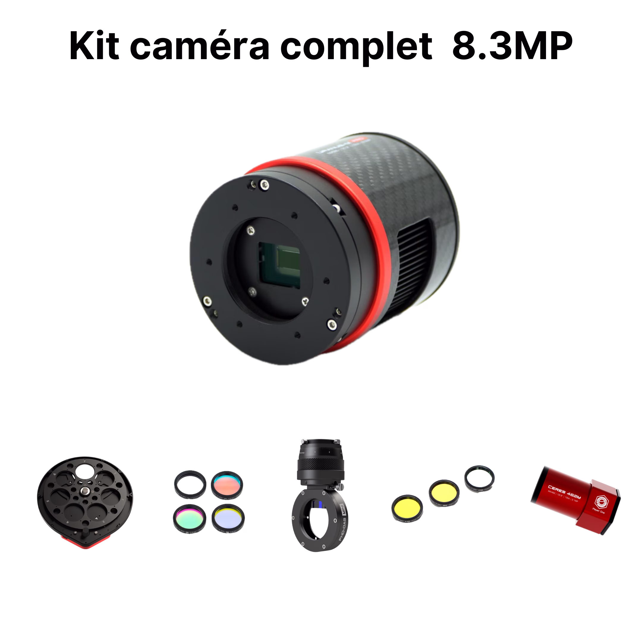 Pack imagerie complet (mono) – De la Lune aux galaxies