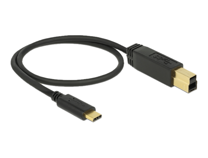 Cable USB 3.1 Gen 2 (10 Gbps) cable Type-A vers Type-B 0.5 m
