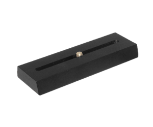 Barre de montage APN/longue-vue à queue d’aronde type Vixen – 120 mm avec fente de 100 mm et vis 1/4"