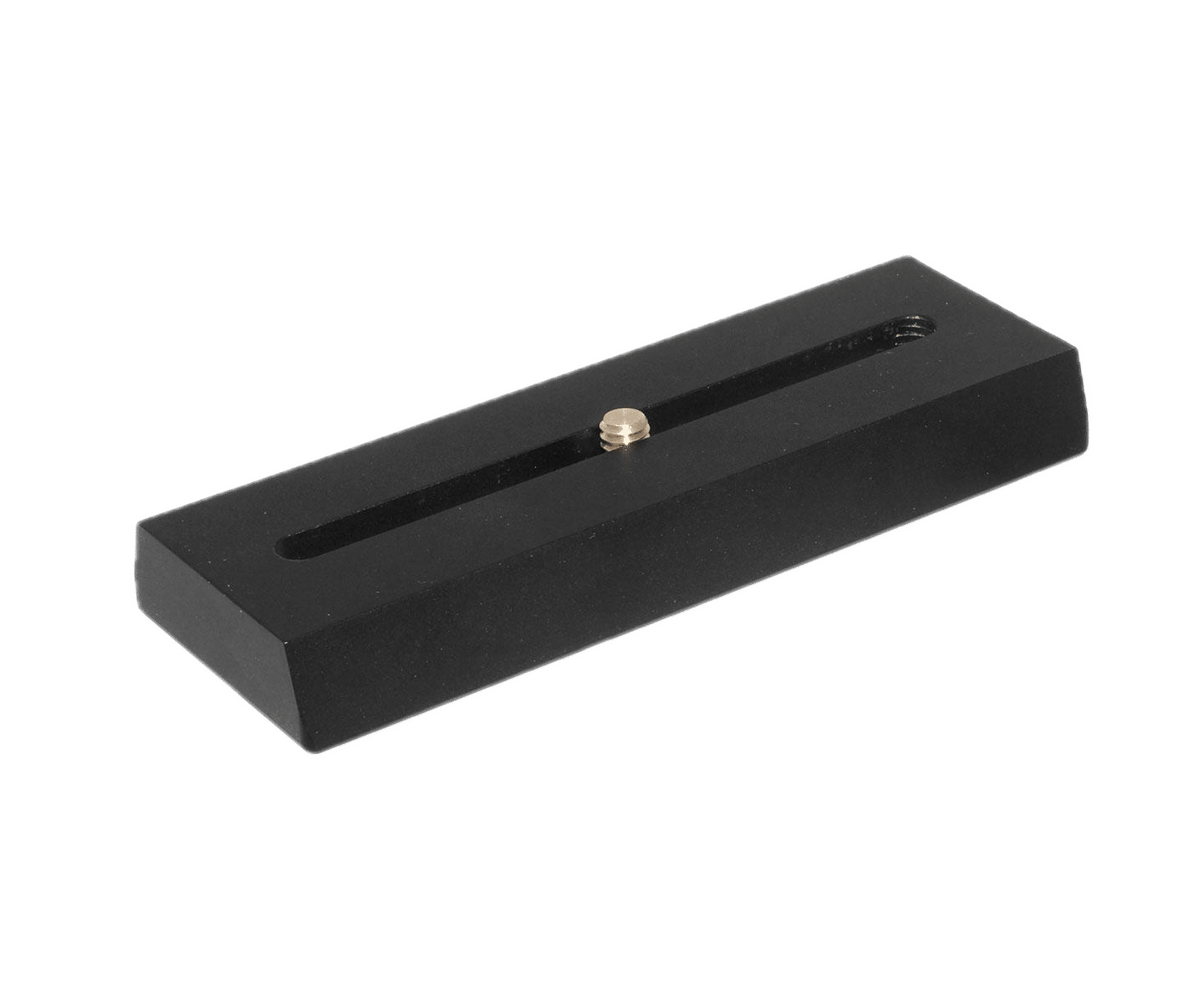 Barre de montage APN/longuevue à queue d’aronde type Vixen – 120 mm avec fente de 100 mm et vis 1/4"