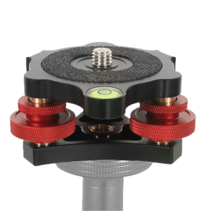 Base de nivellement MSM à réglage fin ±5°, tête de trépied, base pour appareil photo avec vis 3/8"