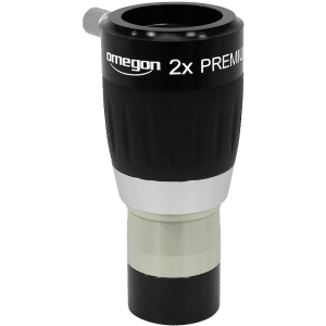Omegon Barlow Premium 2x - 1,25 pouce - photographie détourée
