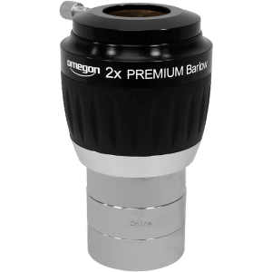 Omegon Barlow Premium 2x - 2 pouces - photographie détourée