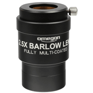 Omegon Barlow Oberon 2,5x - 2 pouces - photographie détourée