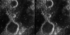 Cratère lunaire McGetchin (222 m) découvert par le LRO - images avant et après (NASA/Goddard/Intuitive Machines/Robert Wagner)