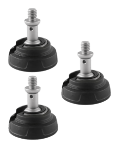 Pegasus Astro — Lot de 3 patins en caoutchouc pour trépieds, compatibles NYX — photographie détourée