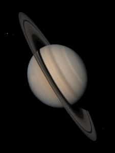 Saturne et ses anneaux photographies par le telescope spatial Hubble (NASA) - l'opposition du 4 octobre 2026 est l'evenement planetaire de l'automne