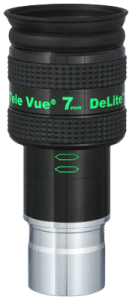 Tele Vue DeLite 7 mm 62°, photo officielle détourée