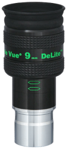 Tele Vue DeLite 9 mm 62°, photo officielle détourée