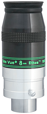 Tele Vue Ethos 8 mm 100°, photo officielle détourée