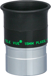 Tele Vue Plössl 15 mm 50°, photo officielle détourée