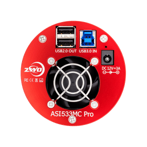 ZWO ASI533MC Pro — photographie officielle détourée
