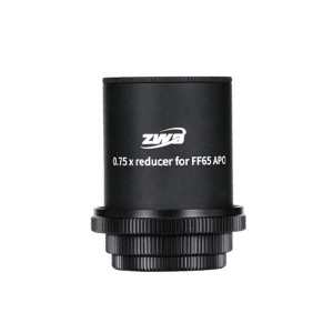 ZWO F65RE — réducteur 0,75× pour FF65 APO — photographie officielle détourée