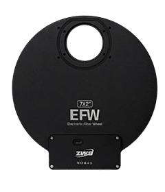 ZWO EFW 7 × 2 pouces — roue à filtres USB-C — photographie officielle détourée