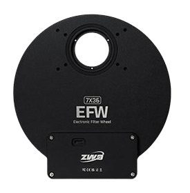 ZWO EFW 7 × 36 mm — roue à filtres USB-C — photographie officielle détourée