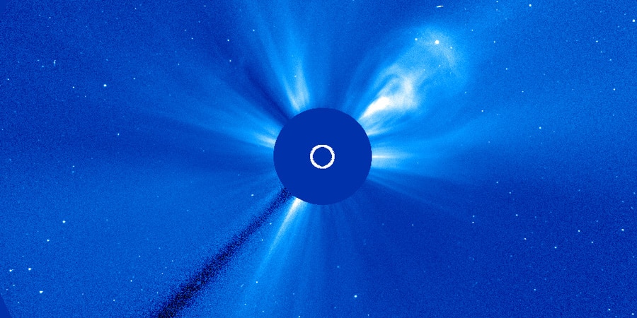 Ejection de masse coronale (CME) a l'origine de la tempete geomagnetique