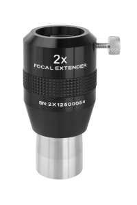 Explore Scientific Focal Extender 2× 1,25″, référence 0218750, photo officielle détourée
