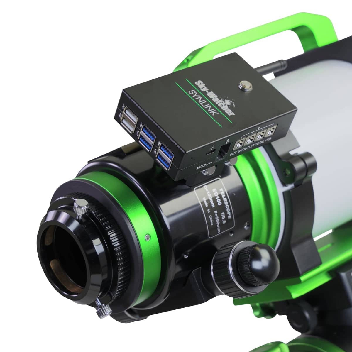 Sky-Watcher SynLink fixe sur un telescope